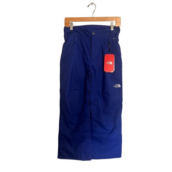 NWT The North Face Boys Freedom Insulated Ski Pants Waterproof Blue Size M 10-12 - Picture 1 of 9